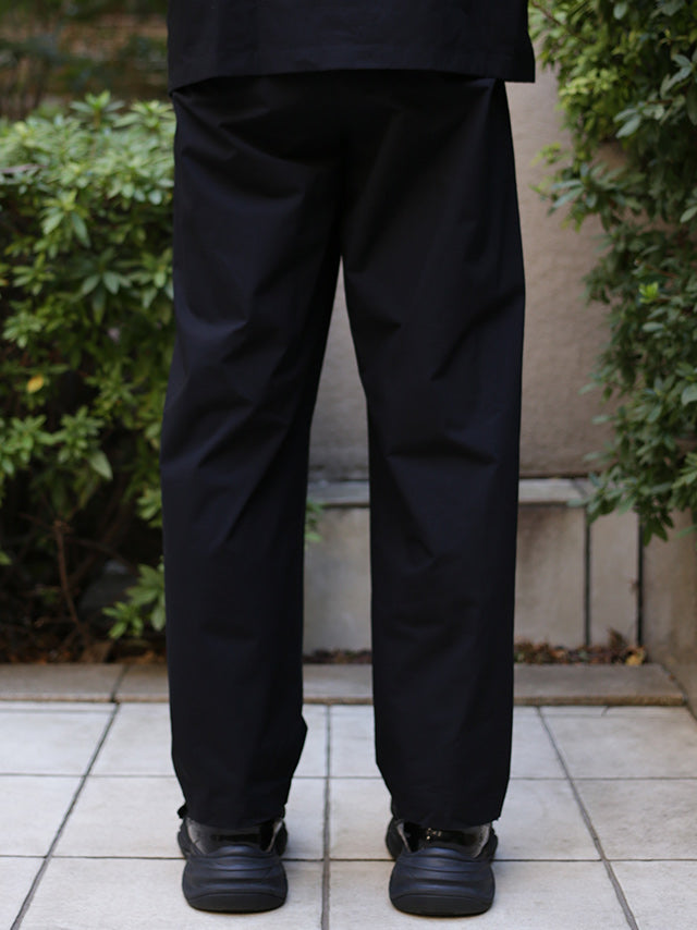 CO STRETCH TYPEWRITER TAPERED FIT TROUSERS-BLACK