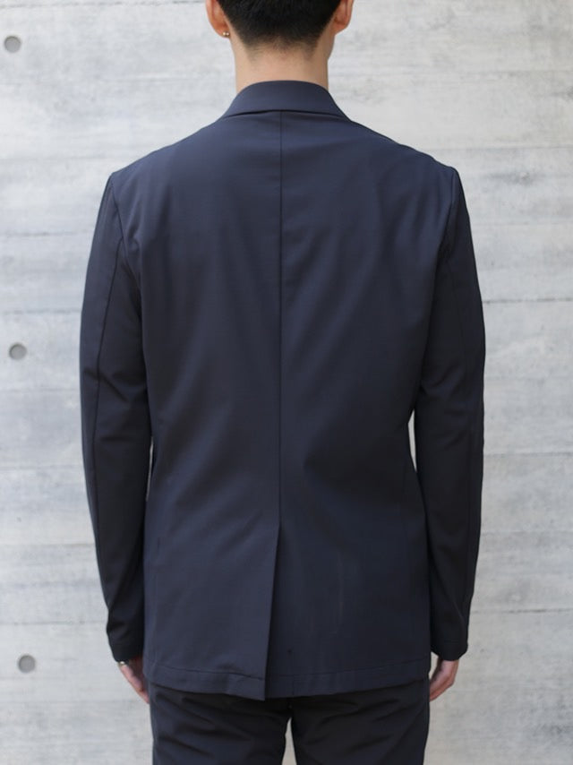 NY/CO STRETCH JERSSEY 2B JACKET - D.GRAY