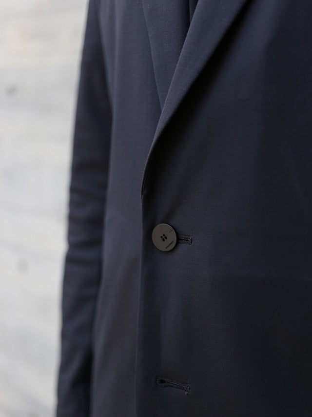 NY/CO STRETCH JERSSEY 2B JACKET - D.GRAY